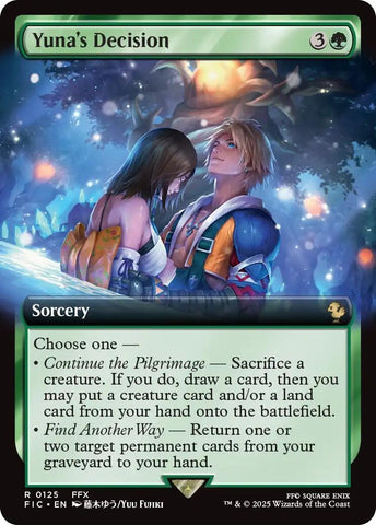 Image for Yuna's Decision (Extended Art) (125) [Commander: FINAL FANTASY] - Magic: The Gathering