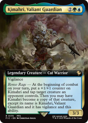 Image for Kimahri, Valiant Guardian (Extended Art) (175) [Commander: FINAL FANTASY] - Magic: The Gathering