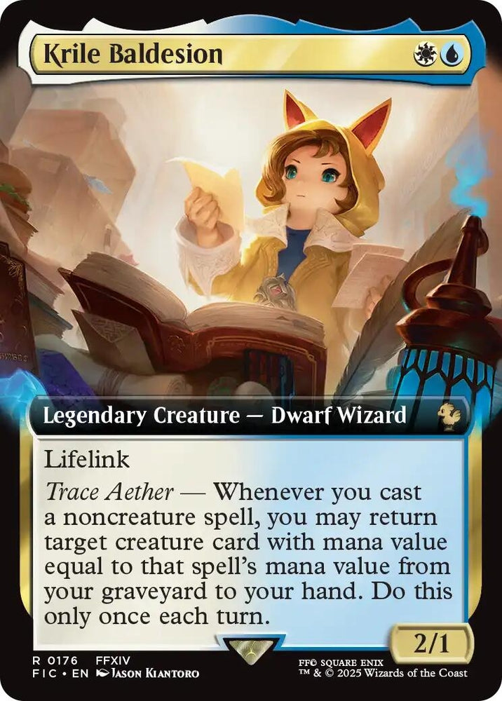 Image for Krile Baldesion (Extended Art) (176) [Commander: FINAL FANTASY] - Magic: The Gathering
