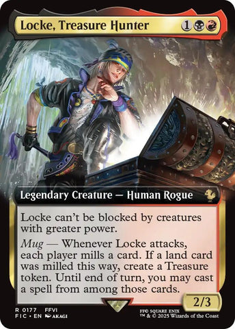Image for Locke, Treasure Hunter (Extended Art) (177) [Commander: FINAL FANTASY] - Magic: The Gathering