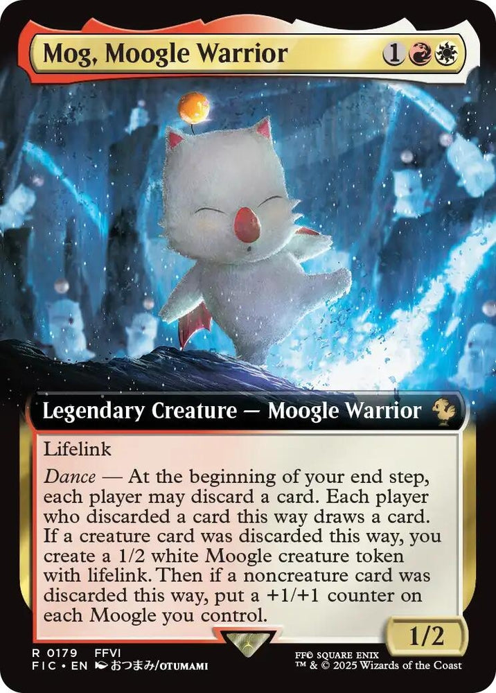 Image for Mog, Moogle Warrior (Extended Art) (179) [Commander: FINAL FANTASY] - Magic: The Gathering