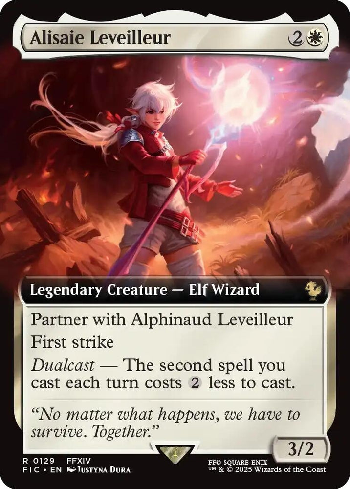 Image for Alisaie Leveilleur (Extended Art) (129) [Commander: FINAL FANTASY] - Magic: The Gathering