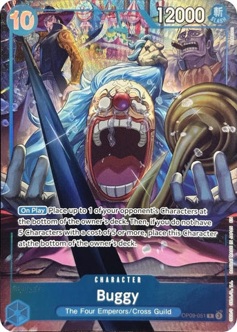 Buggy (051) (English Version 2nd Anniversary Set) (OP09-051) (One Piece Promotion Cards)