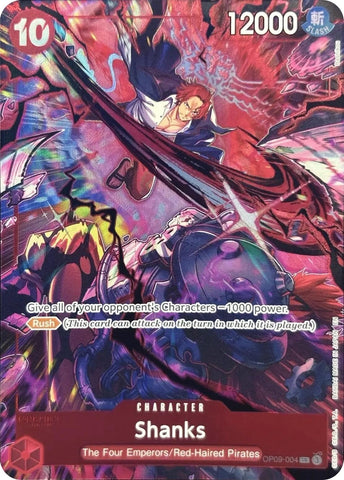 Shanks (004) (English Version 2nd Anniversary Set) (OP09-004) (One Piece Promotion Cards)