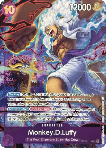Monkey.D.Luffy (119) (English Version 2nd Anniversary Set) (OP05-119) (One Piece Promotion Cards)