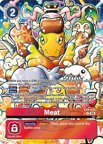 Meat (Alternate Art) (EX9-070 R) [Versus Monsters]