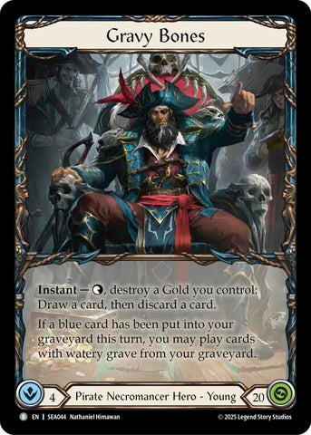 Image for Gravy Bones // Treasure Island (SEA044//SEA247) (High Seas) - Flesh and Blood TCG