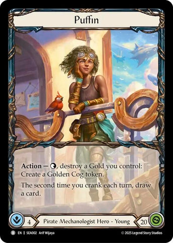 Image for Puffin // Treasure Island (SEA002//SEA247) (High Seas) - Flesh and Blood TCG