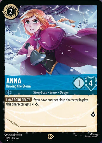 Anna - Braving the Storm (17/P2) [Disney Lorcana Promo Cards]