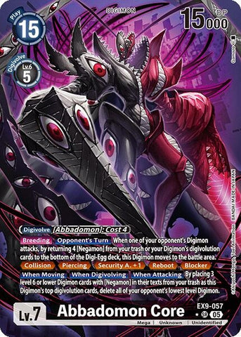 Abbadomon Core (Alternate Art) (EX9-057 SR) (Versus Monsters)