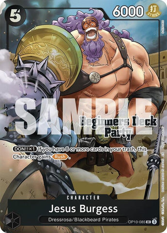 Jesus Burgess (Beginners Deck Party [ST-23] - [ST-28] Winner Pack) (OP10-085) (One Piece Promotion Cards)