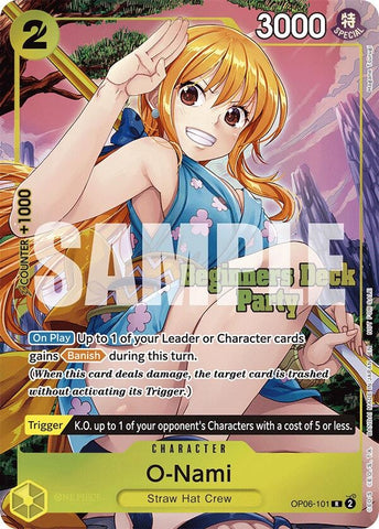 O-Nami (Beginners Deck Party [ST-23] - [ST-28] Winner Pack) (OP06-101) (One Piece Promotion Cards)