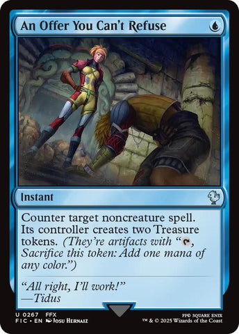 Image for An Offer You Can't Refuse (Surge Foil) (267) [Commander: FINAL FANTASY] - Magic: The Gathering
