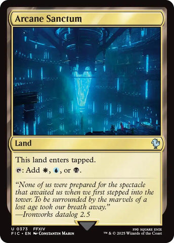 Image for Arcane Sanctum (Surge Foil) (373) [Commander: FINAL FANTASY] - Magic: The Gathering