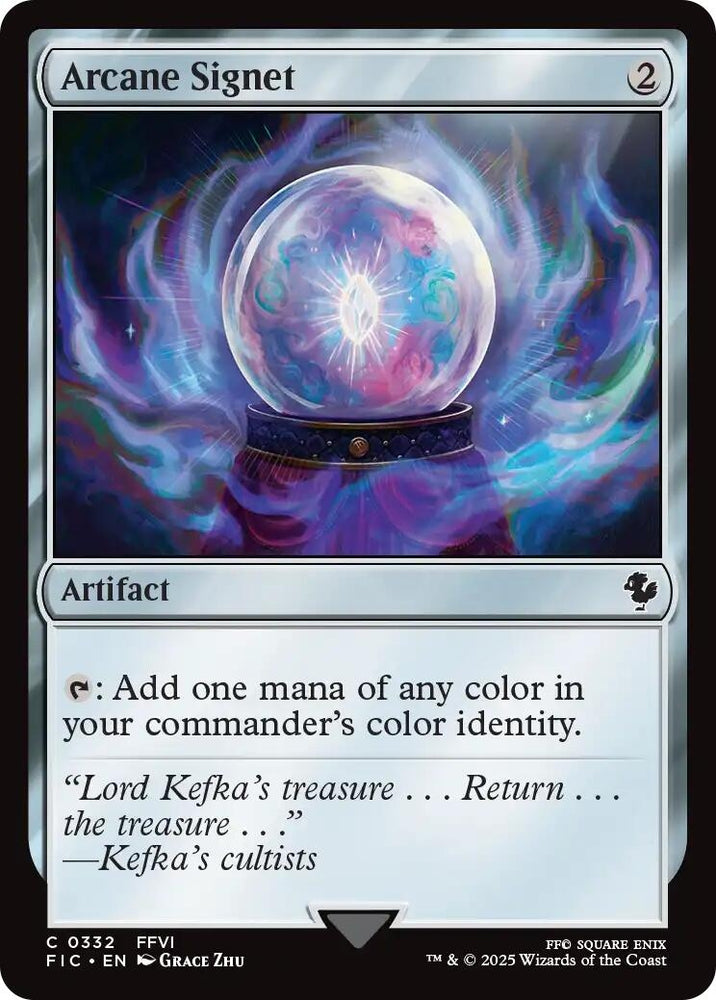 Image for Arcane Signet (0332) (Surge Foil) (332) [Commander: FINAL FANTASY] - Magic: The Gathering