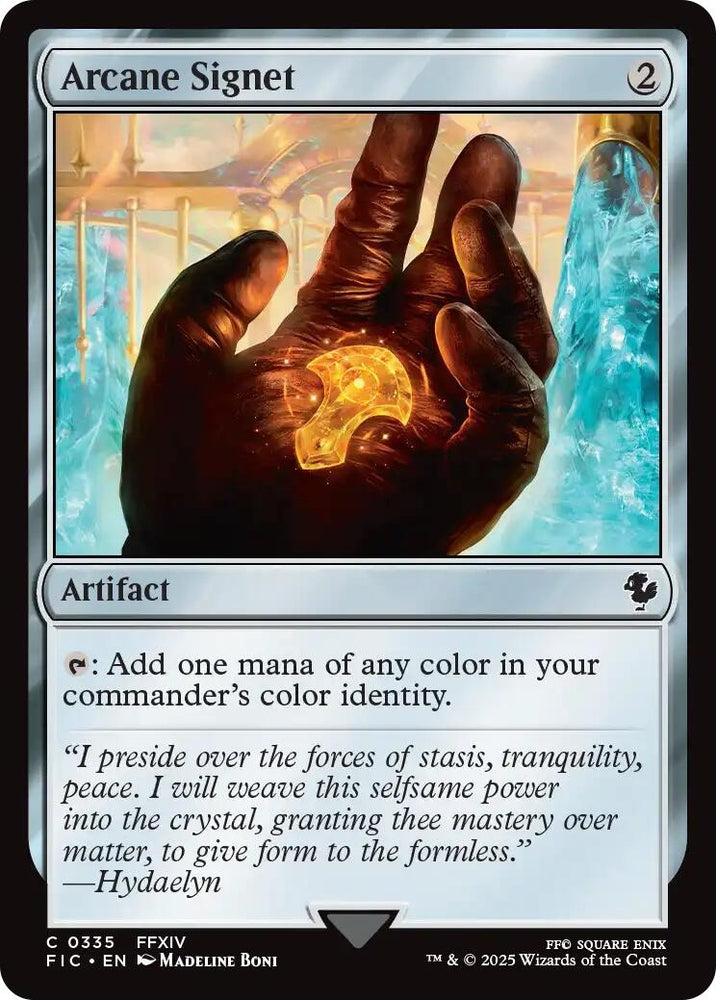 Image for Arcane Signet (0335) (Surge Foil) (335) [Commander: FINAL FANTASY] - Magic: The Gathering