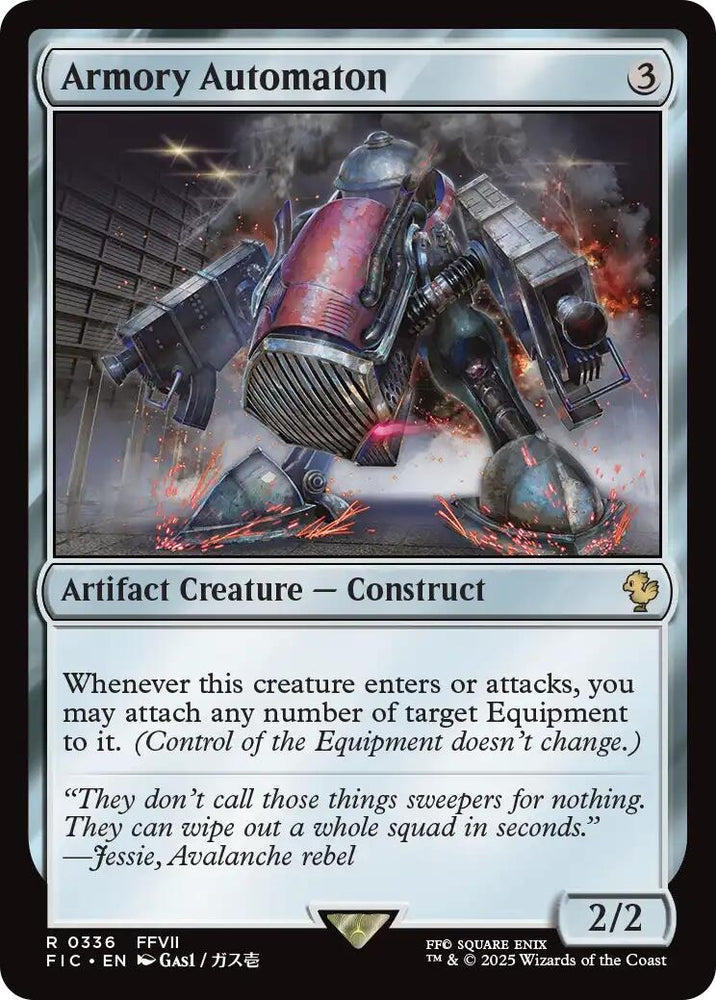 Image for Armory Automaton (Surge Foil) (336) [Commander: FINAL FANTASY] - Magic: The Gathering
