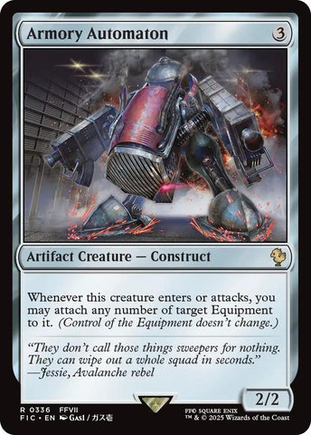 Image for Armory Automaton (Surge Foil) (336) [Commander: FINAL FANTASY] - Magic: The Gathering