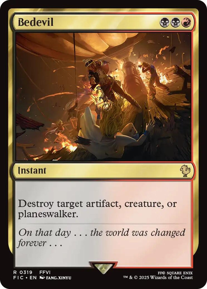 Image for Bedevil (Surge Foil) (319) [Commander: FINAL FANTASY] - Magic: The Gathering