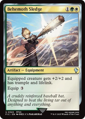 Image for Behemoth Sledge (Surge Foil) (320) [Commander: FINAL FANTASY] - Magic: The Gathering