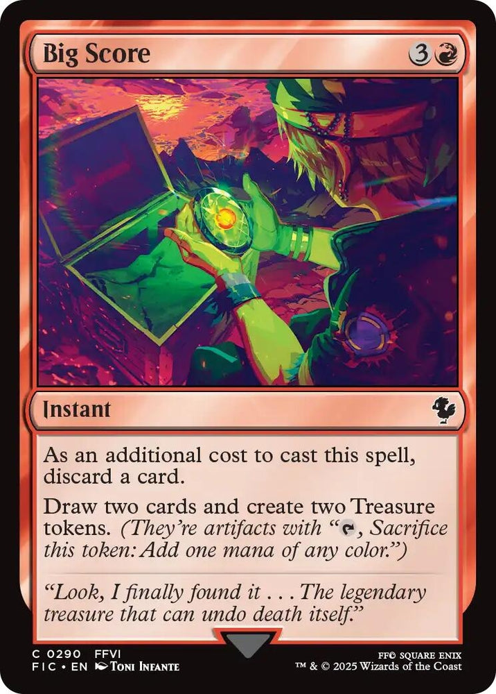 Image for Big Score (Surge Foil) (290) [Commander: FINAL FANTASY] - Magic: The Gathering