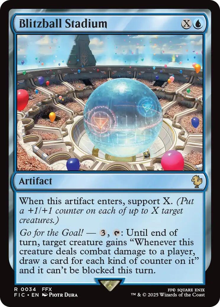 Image for Blitzball Stadium (Surge Foil) (34) [Commander: FINAL FANTASY] - Magic: The Gathering