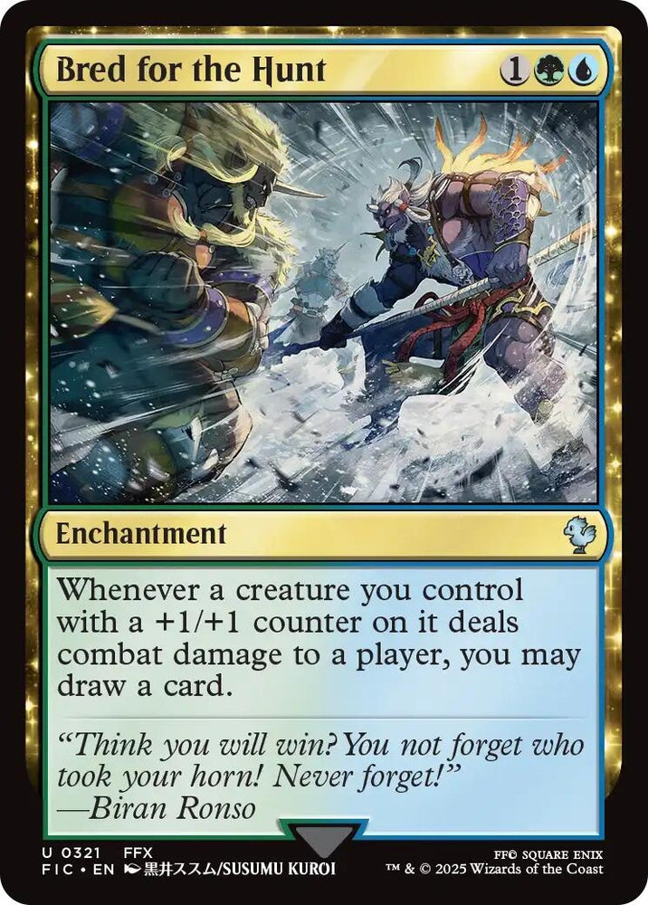 Image for Bred for the Hunt (Surge Foil) (321) [Commander: FINAL FANTASY] - Magic: The Gathering