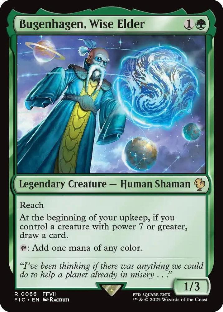 Image for Bugenhagen, Wise Elder (Surge Foil) (66) [Commander: FINAL FANTASY] - Magic: The Gathering