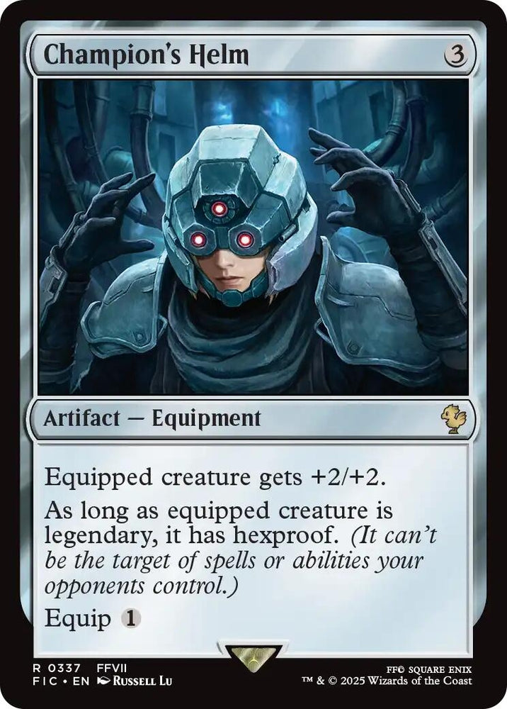 Image for Champion's Helm (Surge Foil) (337) [Commander: FINAL FANTASY] - Magic: The Gathering