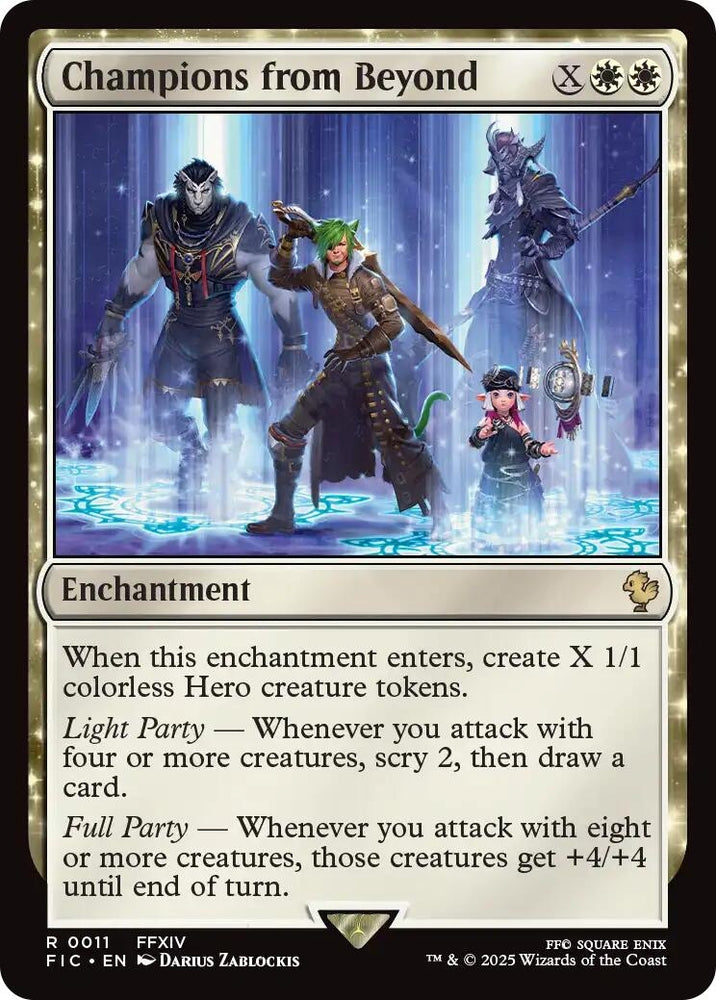 Image for Champions from Beyond (Surge Foil) (11) [Commander: FINAL FANTASY] - Magic: The Gathering