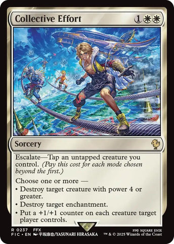 Image for Collective Effort (Surge Foil) (237) [Commander: FINAL FANTASY] - Magic: The Gathering