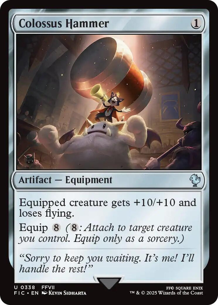 Image for Colossus Hammer (Surge Foil) (338) [Commander: FINAL FANTASY] - Magic: The Gathering