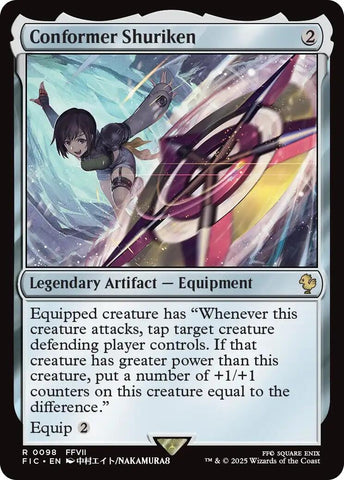 Image for Conformer Shuriken (Surge Foil) (98) [Commander: FINAL FANTASY] - Magic: The Gathering
