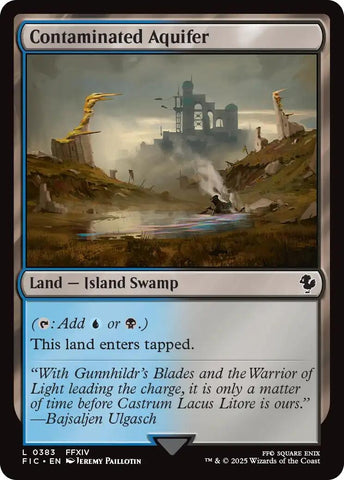 Image for Contaminated Aquifer (Surge Foil) (383) [Commander: FINAL FANTASY] - Magic: The Gathering