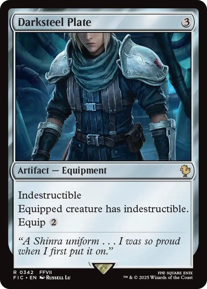Image for Darksteel Plate (Surge Foil) (342) [Commander: FINAL FANTASY] - Magic: The Gathering