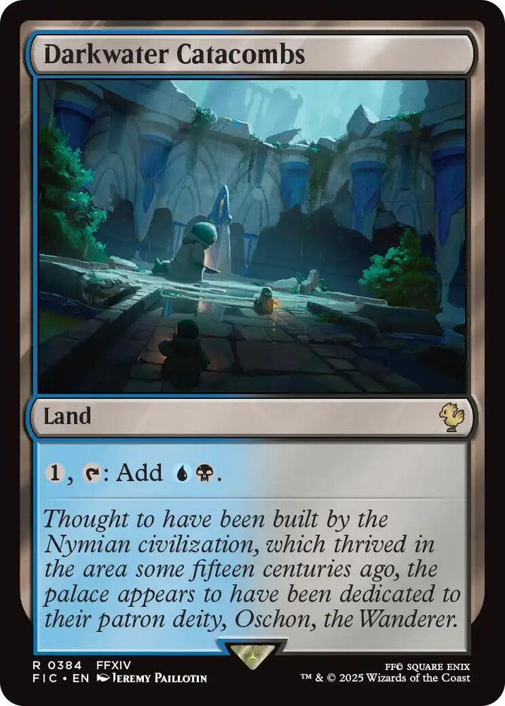 Image for Darkwater Catacombs (Surge Foil) (384) [Commander: FINAL FANTASY] - Magic: The Gathering