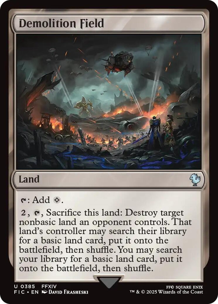 Image for Demolition Field (Surge Foil) (385) [Commander: FINAL FANTASY] - Magic: The Gathering