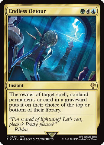 Image for Endless Detour (Surge Foil) (324) [Commander: FINAL FANTASY] - Magic: The Gathering