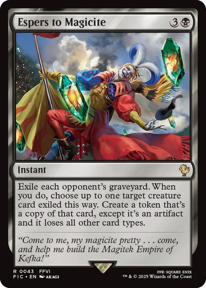 Image for Espers to Magicite (Surge Foil) (43) [Commander: FINAL FANTASY] - Magic: The Gathering