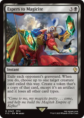 Image for Espers to Magicite (Surge Foil) (43) [Commander: FINAL FANTASY] - Magic: The Gathering