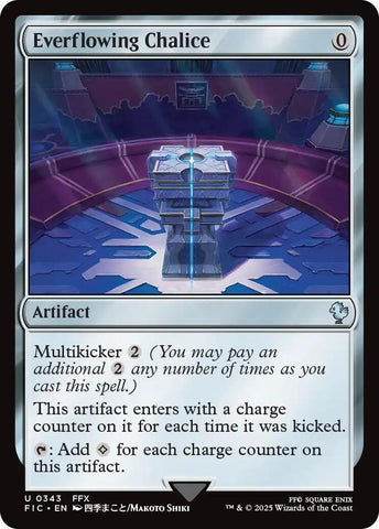Image for Everflowing Chalice (Surge Foil) (343) [Commander: FINAL FANTASY] - Magic: The Gathering