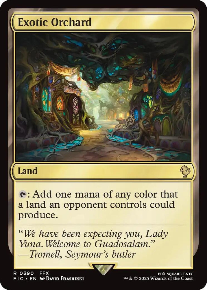 Image for Exotic Orchard (Surge Foil) (390) [Commander: FINAL FANTASY] - Magic: The Gathering