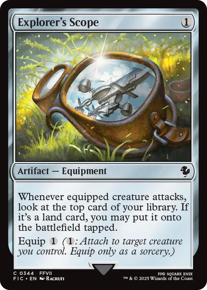 Image for Explorer's Scope (Surge Foil) (344) [Commander: FINAL FANTASY] - Magic: The Gathering