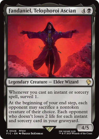 Image for Fandaniel, Telophoroi Ascian (Surge Foil) (46) [Commander: FINAL FANTASY] - Magic: The Gathering