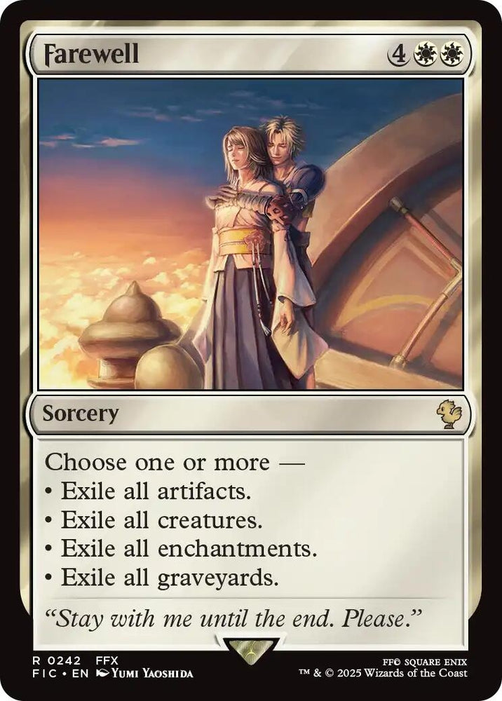 Image for Farewell (Surge Foil) (242) [Commander: FINAL FANTASY] - Magic: The Gathering