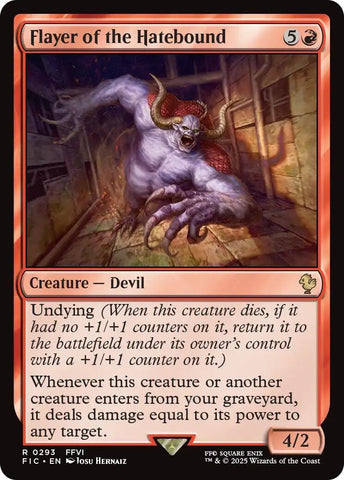 Image for Flayer of the Hatebound (Surge Foil) (293) [Commander: FINAL FANTASY] - Magic: The Gathering