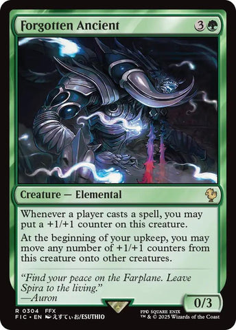 Image for Forgotten Ancient (Surge Foil) (304) [Commander: FINAL FANTASY] - Magic: The Gathering