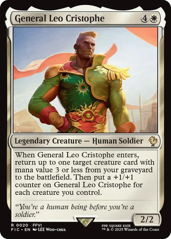 Image for General Leo Cristophe (Surge Foil) (20) [Commander: FINAL FANTASY] - Magic: The Gathering