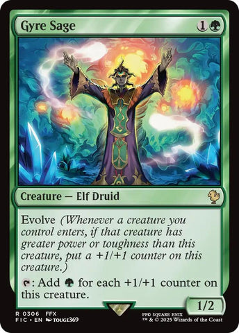 Image for Gyre Sage (Surge Foil) (306) [Commander: FINAL FANTASY] - Magic: The Gathering