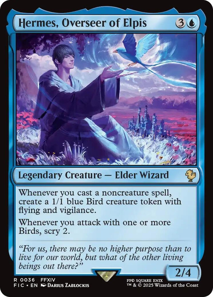 Image for Hermes, Overseer of Elpis (Surge Foil) (36) [Commander: FINAL FANTASY] - Magic: The Gathering